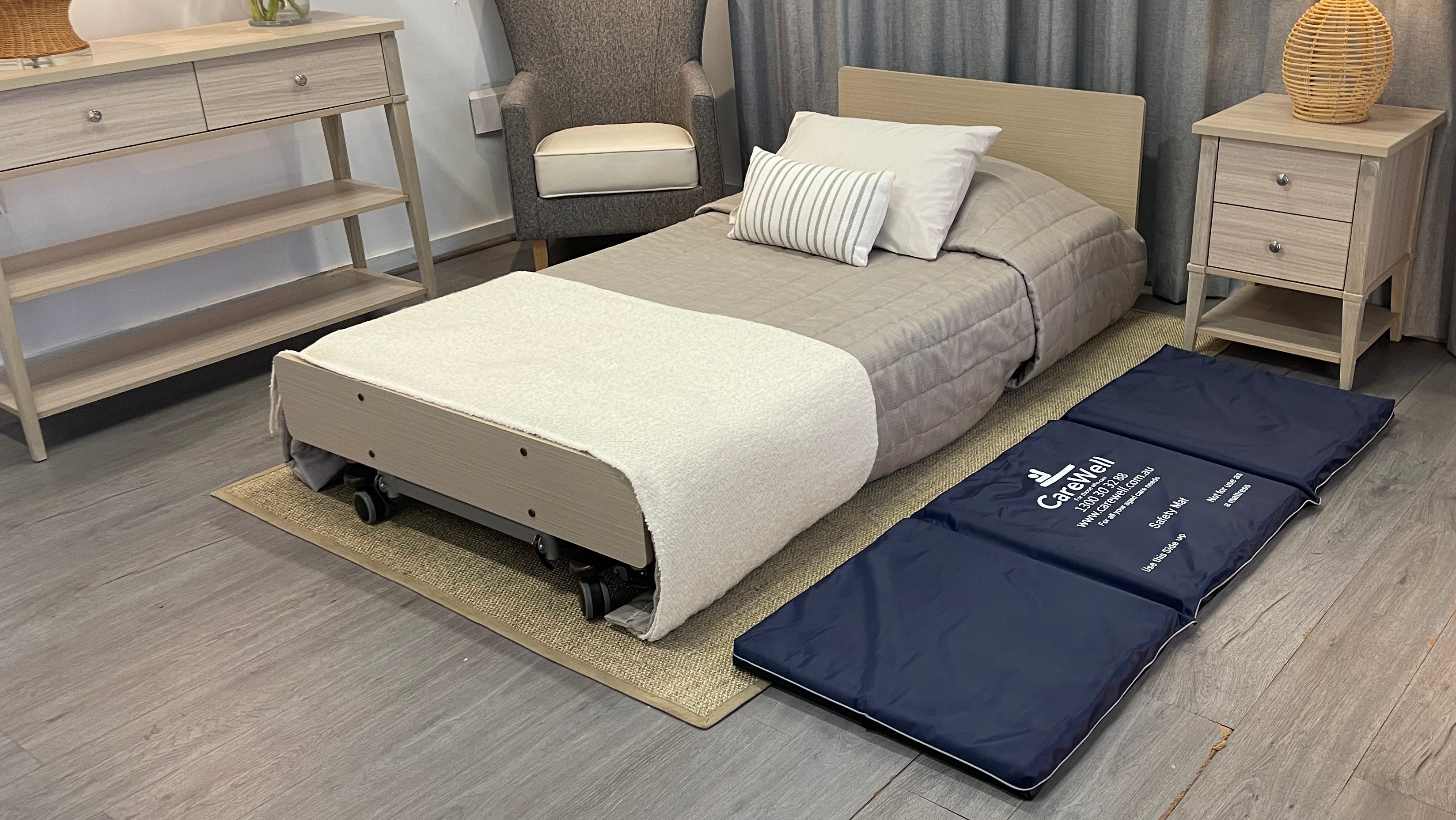 Medical equipment | Safety Mattresses | SlumberWell | Premium Deluxe Three-Fold Safety Mat
