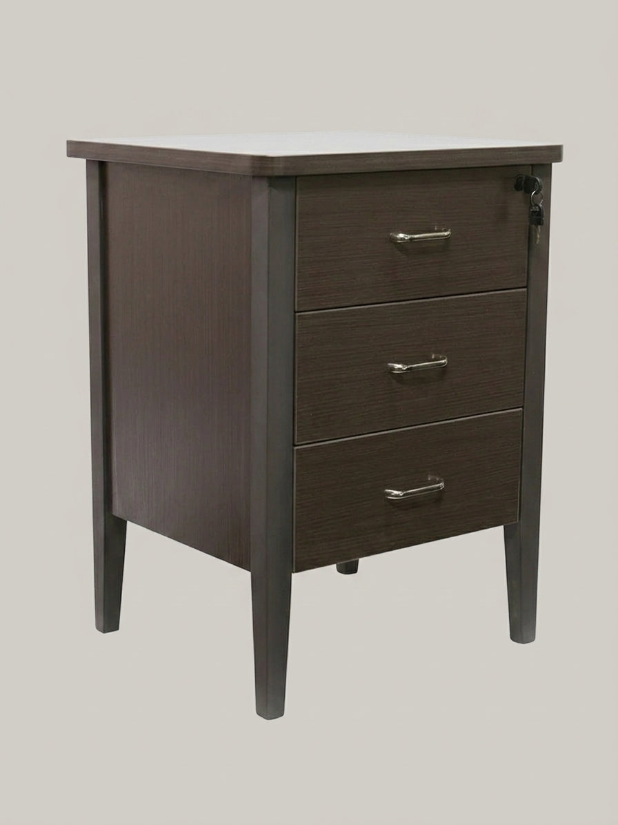 Marigold Bedside Table | 3 Draw | Walnut