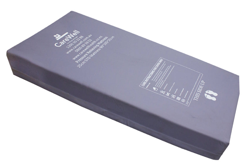 Mattresses | 25cm Pressure Care | SlumberWell | Single | Premium Deluxe 25cm with Cover