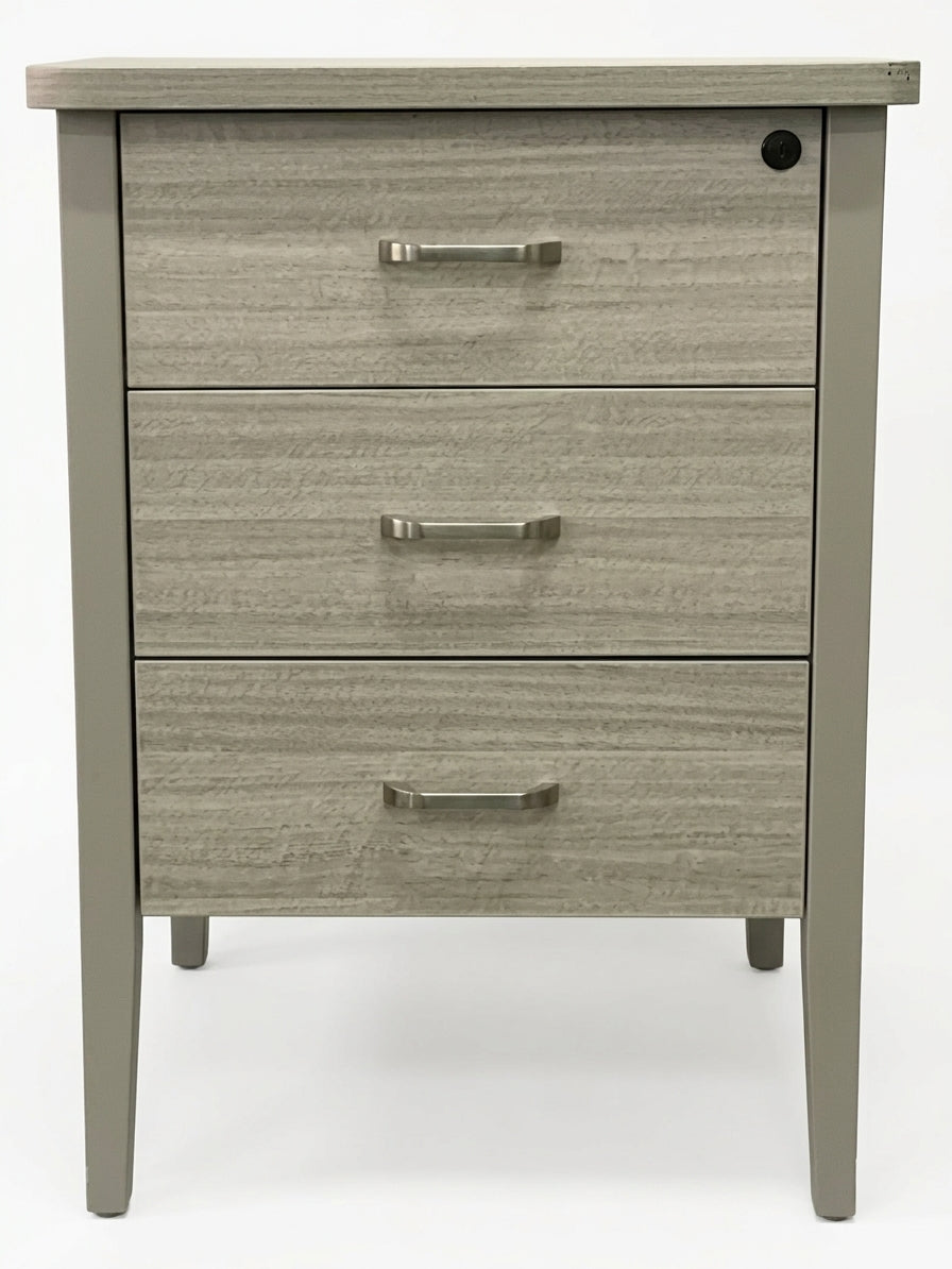 Marigold | Polytec Angora Oak | 3 Draw | Top Draw Lockable